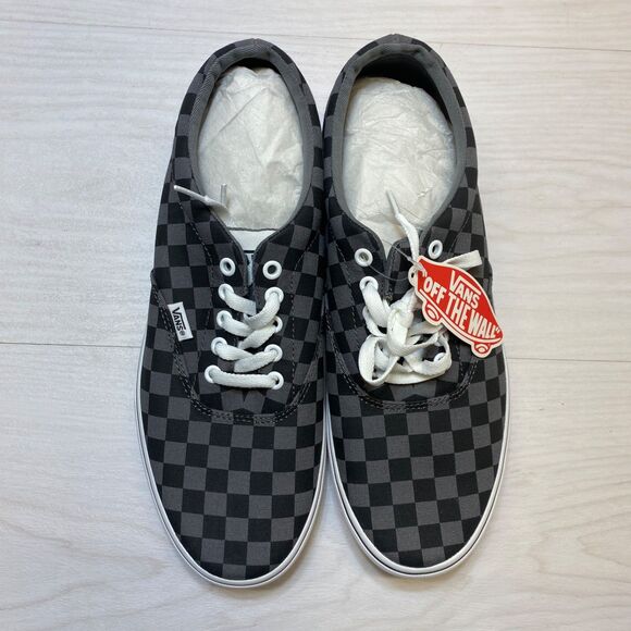 VANS OFF THE WALL MEN\'S 7.5 GRAY CHECKERED DOHENY CLASSIC SHOES MENS SIZE 11 main image 4
